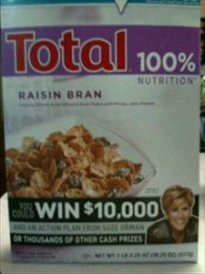 General Mills Total Raisin Bran Cereal