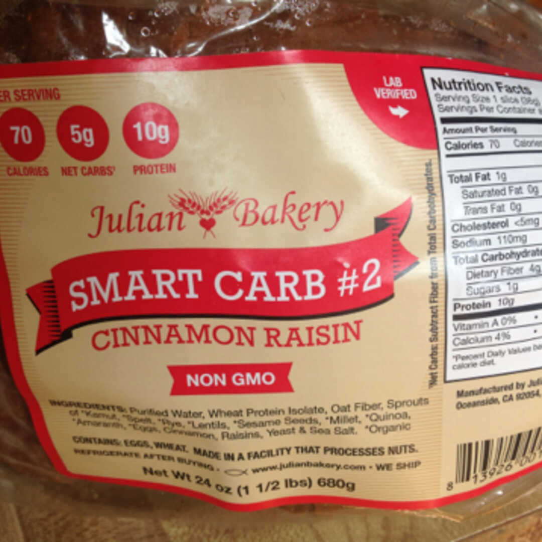Julian Bakery Cinnamon Raisin Smart Carb #2