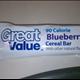 Great Value 90 Calorie Cereal Bar - Blueberry