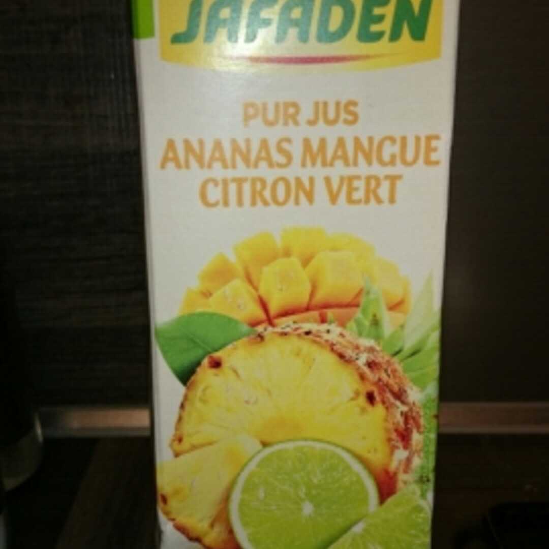 Jafaden Pur Jus Ananas Mangue Citron Vert