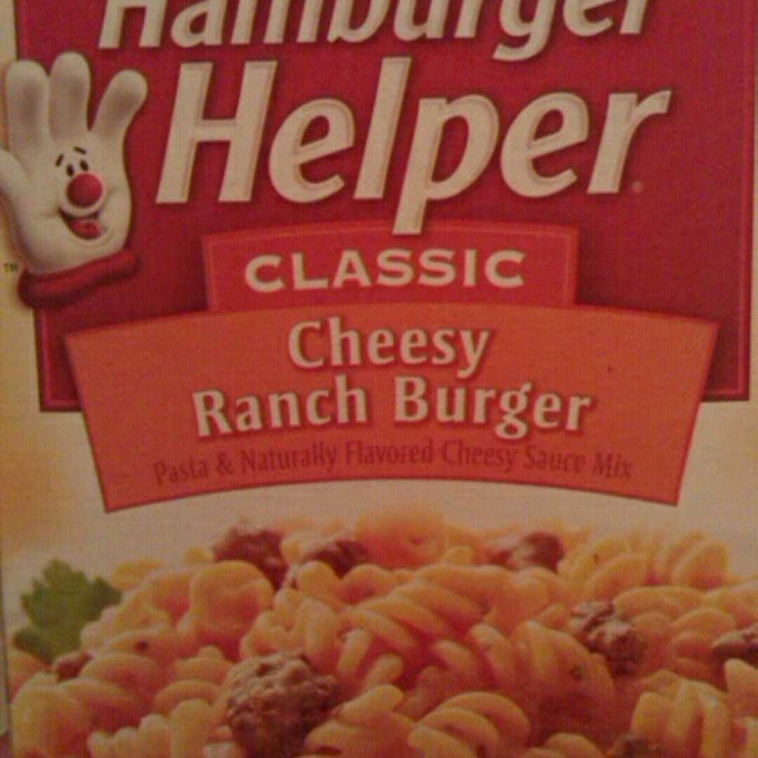 Betty Crocker Hamburger Helper - Cheesy Ranch Burger
