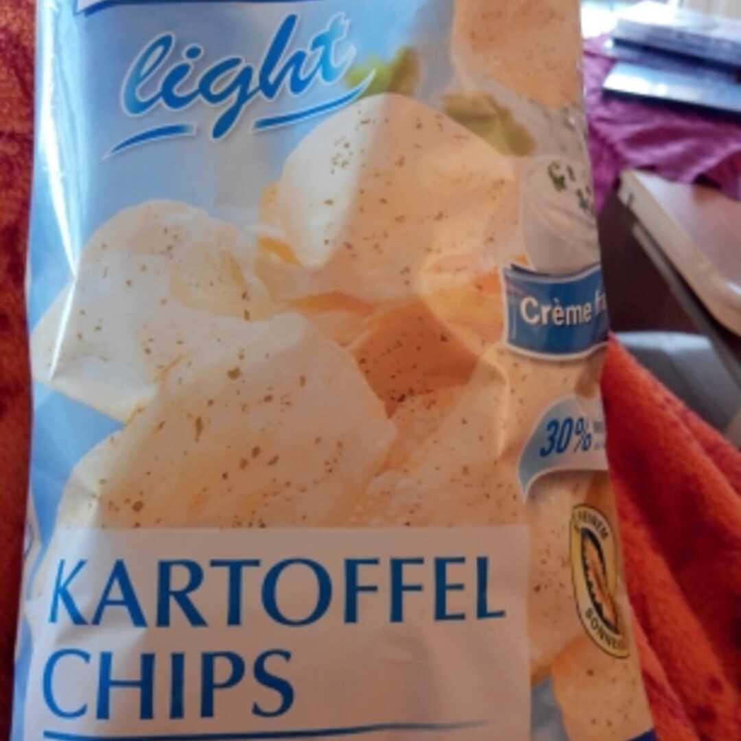 Fettreduzierte Kartoffelchips
