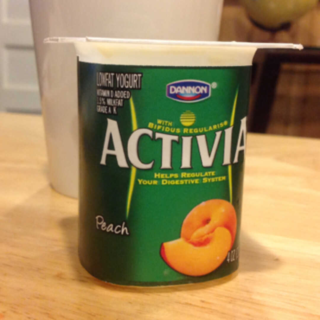 Activia Peach Yogurt