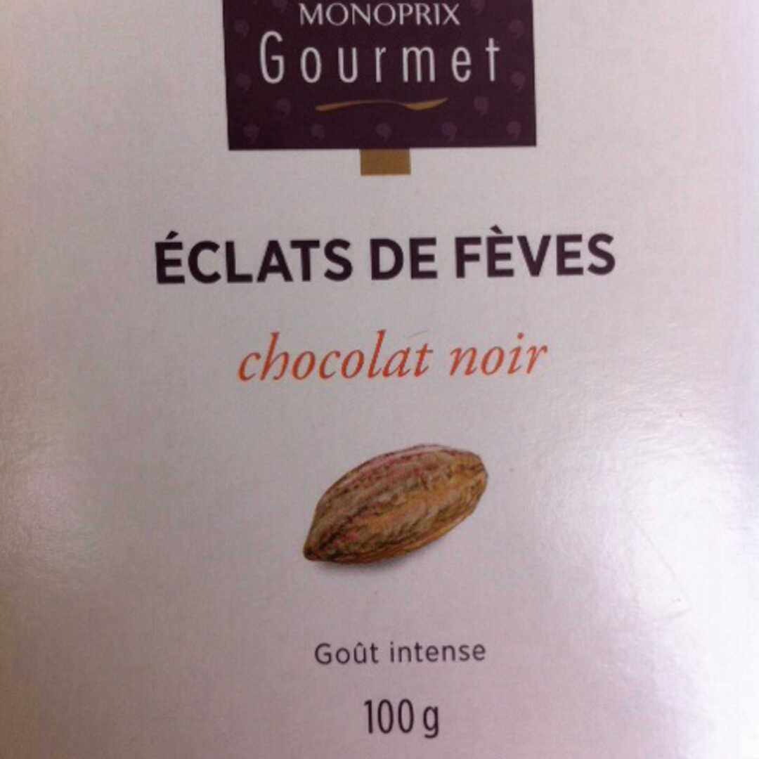 Monoprix Gourmet Chocolat Noir Éclats de Fèves
