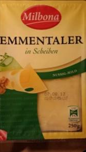 Milbona Emmentaler in Scheiben (25g)