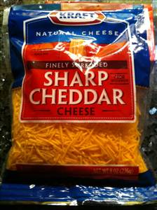 Kraft Natural Finely Shredded Sharp Cheddar Cheese