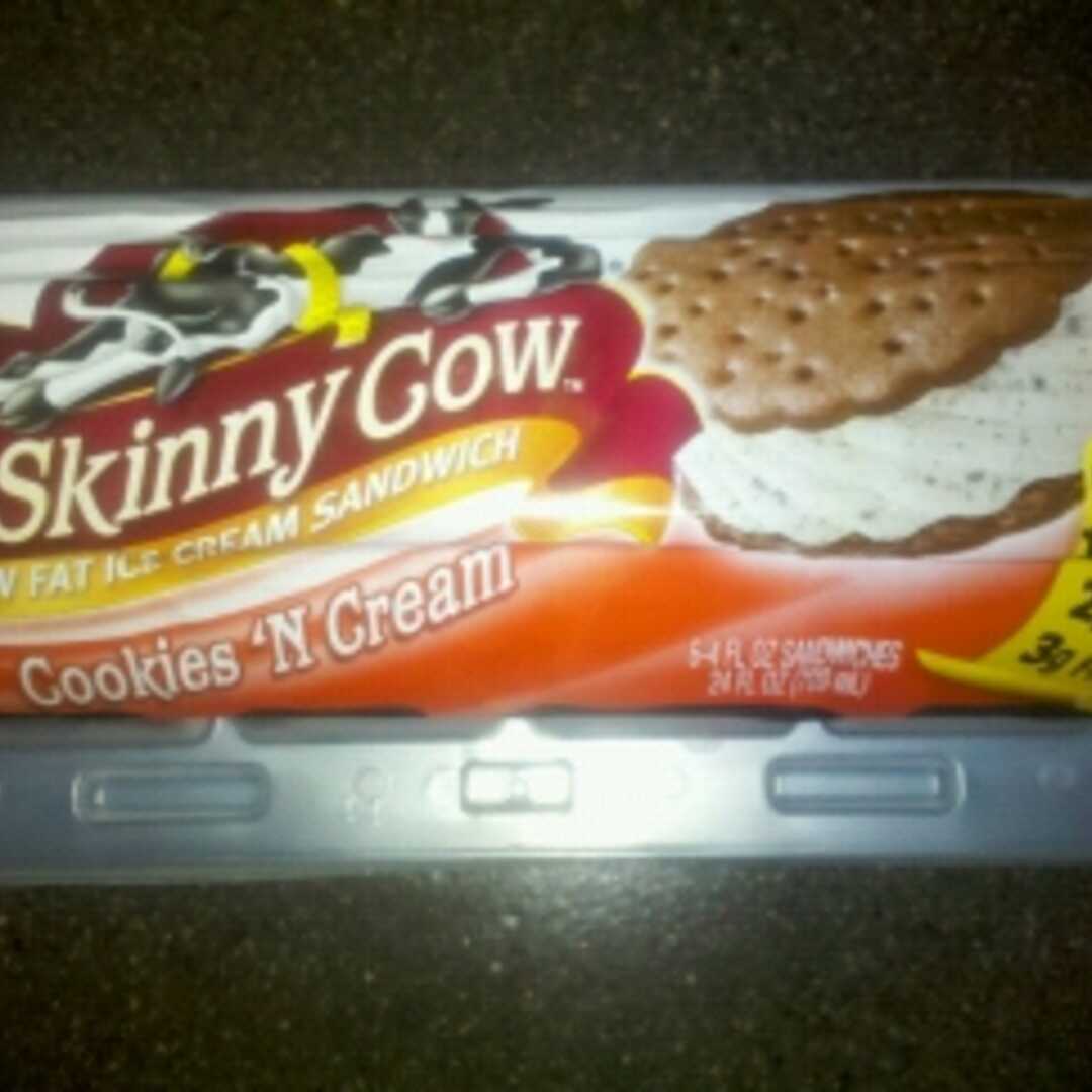 Skinny Cow Low Fat Ice Cream Sandwiches - Cookies n' Cream