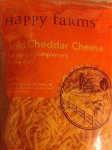 Happy Farms Shredded Mild Cheddar Cheese