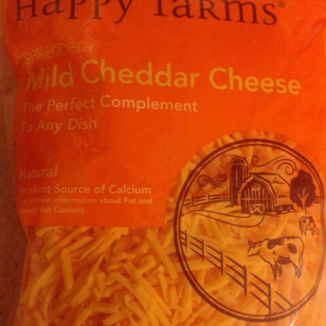 Happy Farms Shredded Mild Cheddar Cheese