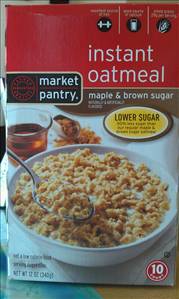 Market Pantry Maple & Brown Sugar Oatmeal