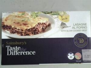 Sainsbury's Taste The Difference Lasagne Al Forno