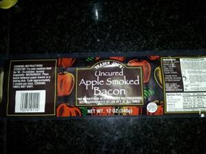 Trader Joe's Uncured Beef Bacon Applewood Smoked
