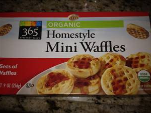 365 Organic Mini Vanilla Waffles