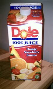Dole 100% Orange Strawberry Banana Juice