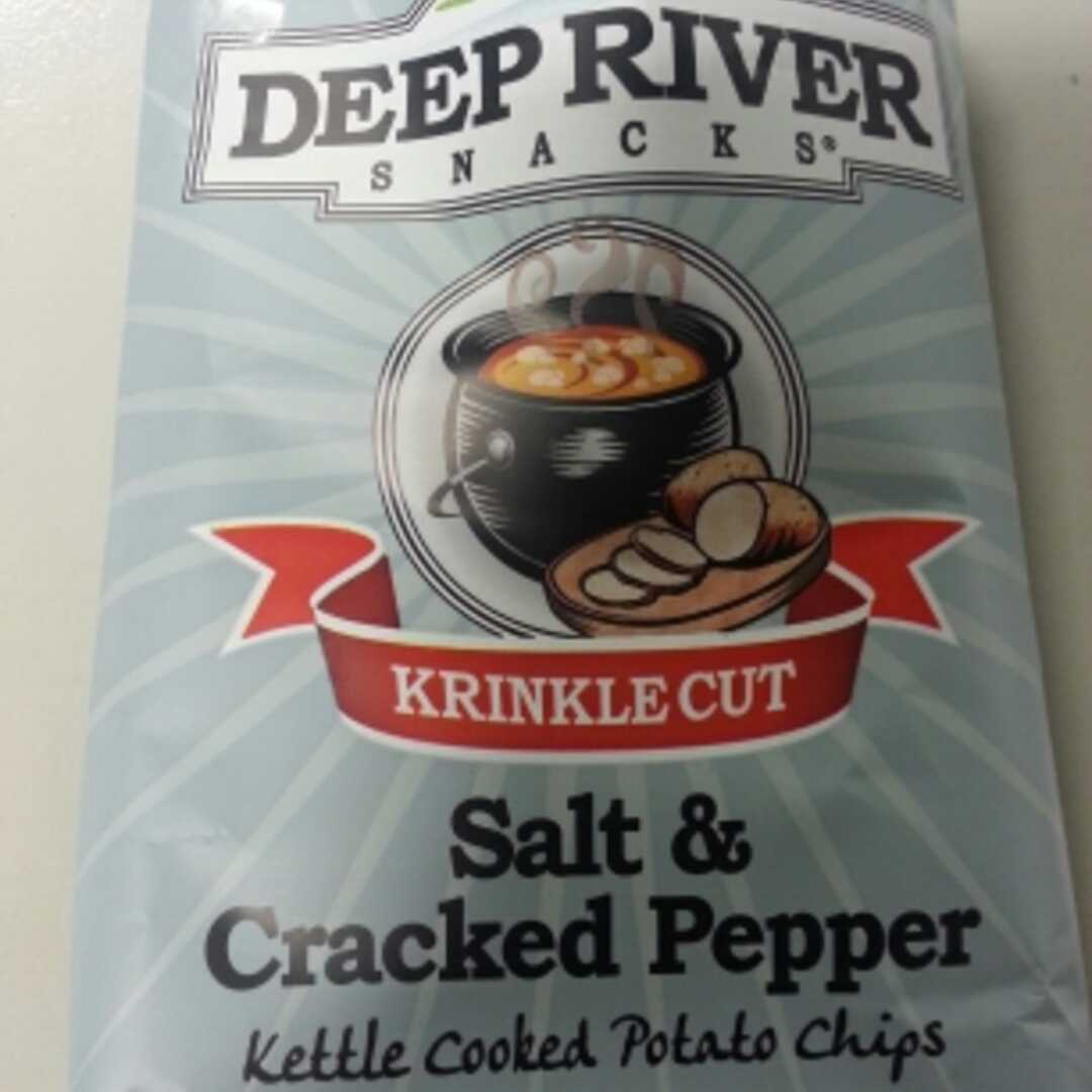 Deep River Snacks Cracked Pepper & Sea Salt Kettle Cooked Potato Chips