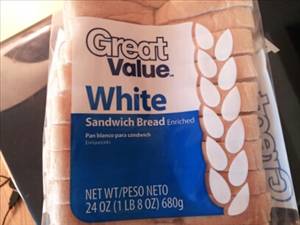 Great Value White Sandwich Bread (26g)