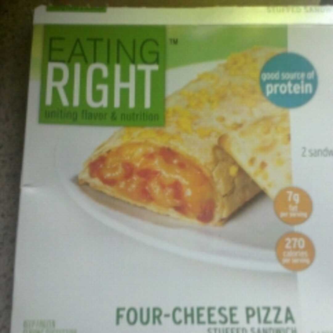 Eating Right Four-Cheese Pizza Stuffed Sandwich