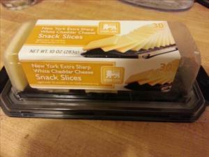 Food Lion New York Extra Sharp White Cheddar Cheese Snack Slices
