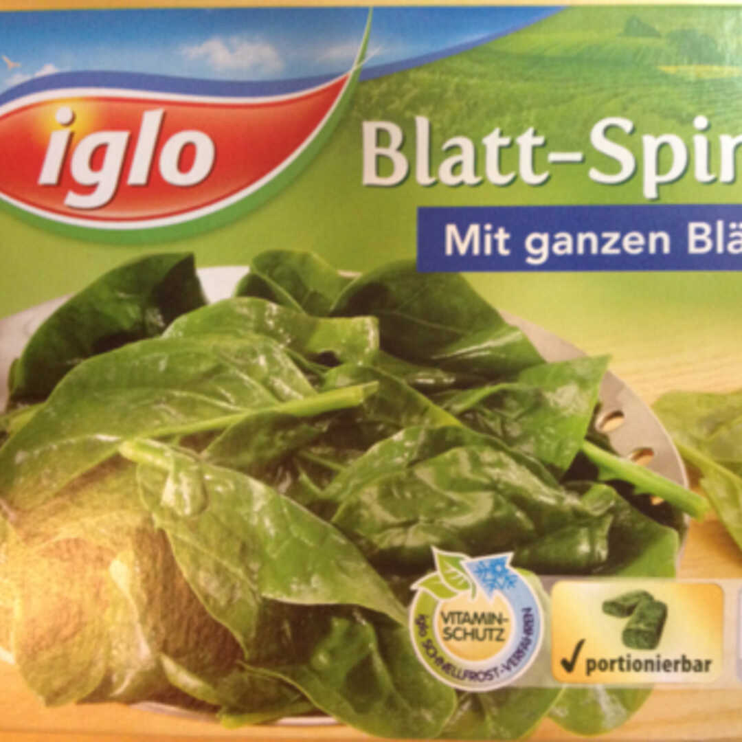 Iglo Blatt-Spinat mit Ganzen Blättern