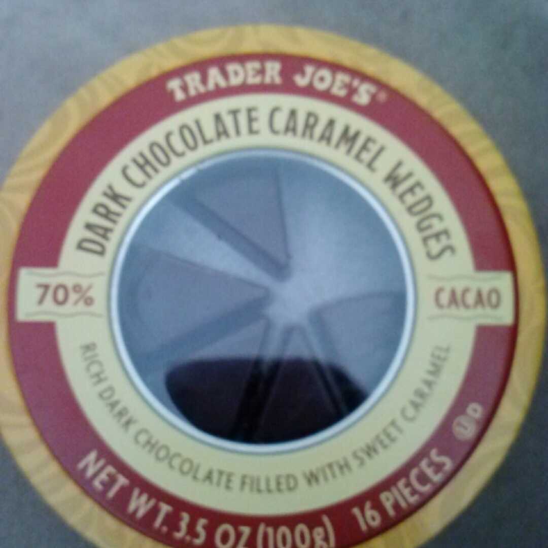Trader Joe's Dark Chocolate Caramel Wedges