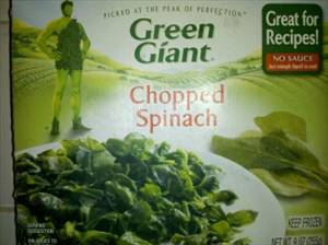 Green Giant Chopped Spinach