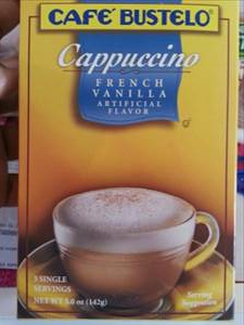 Calories in Cafe Bustelo French Vanilla Cappuccino and Nutrition Facts