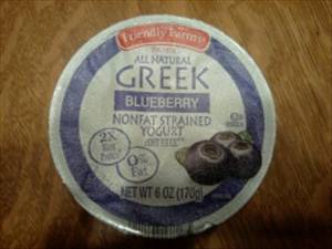Friendly Farms Greek Style Nonfat Yogurt - Blueberry