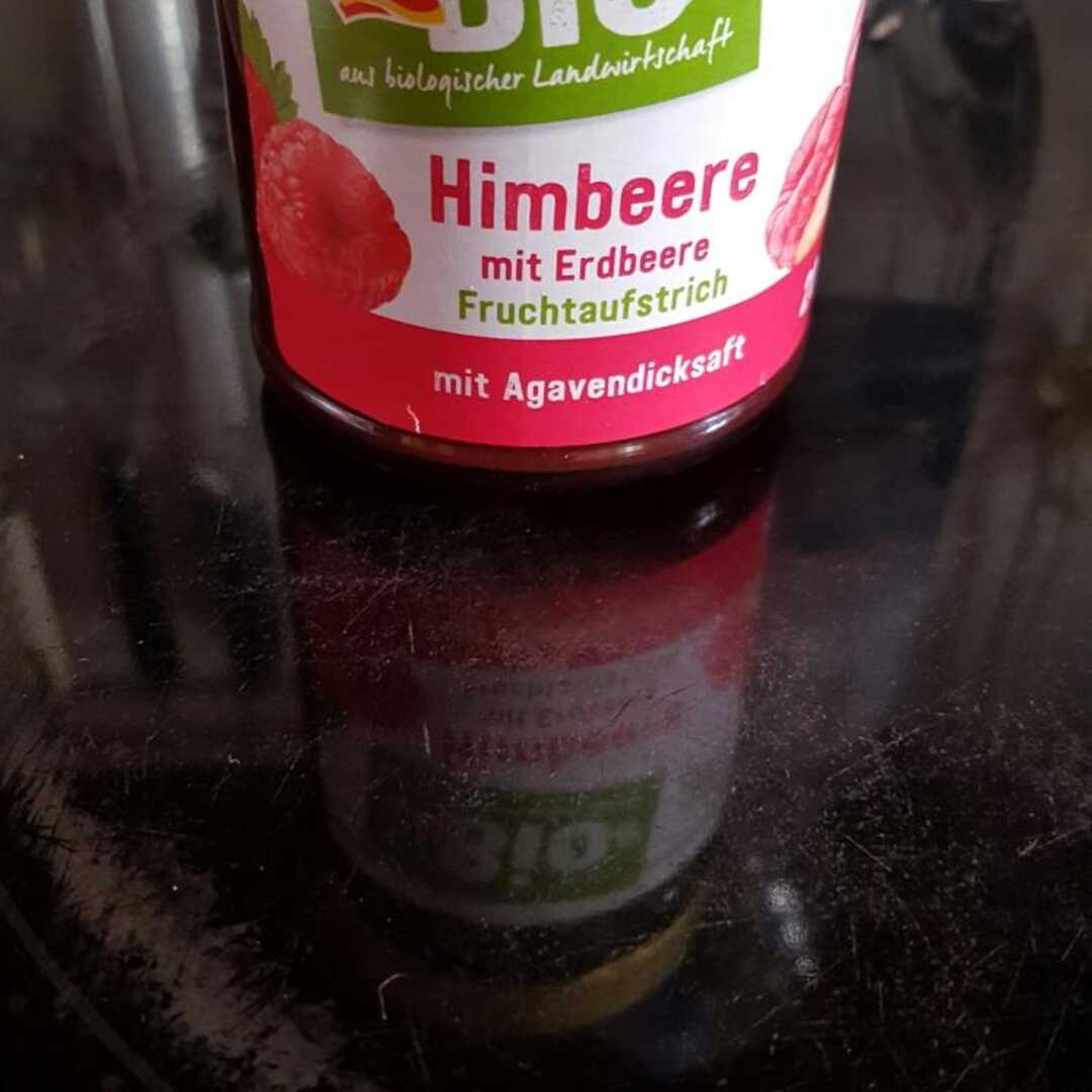 DM Bio Himbeere mit Erdbeere Fruchtaufstrich