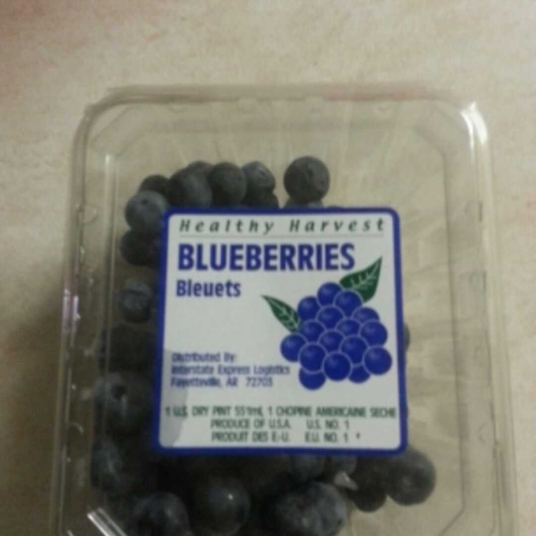 Serving of deals blueberries