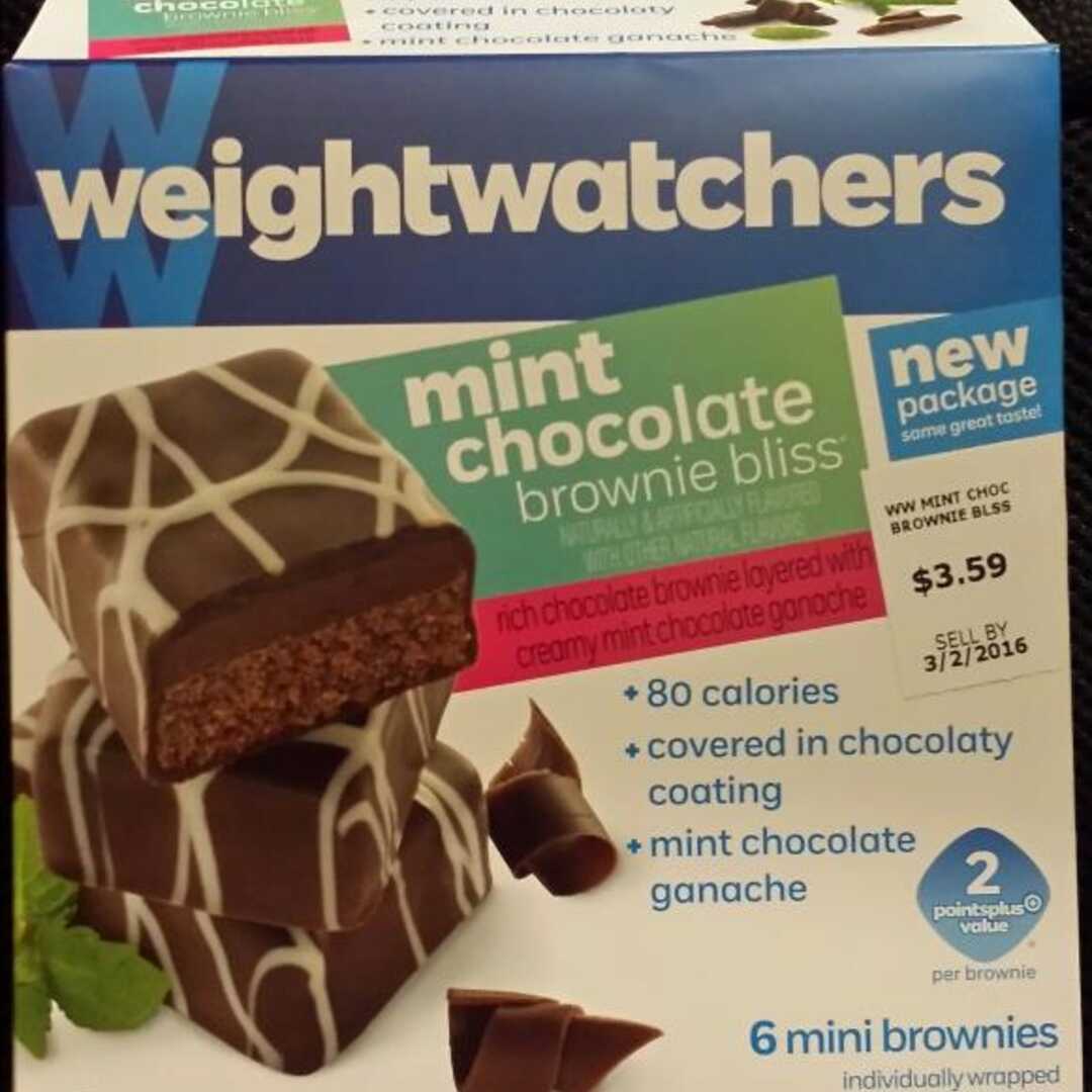 Weight Watchers Mint Chocolate Brownie Bliss