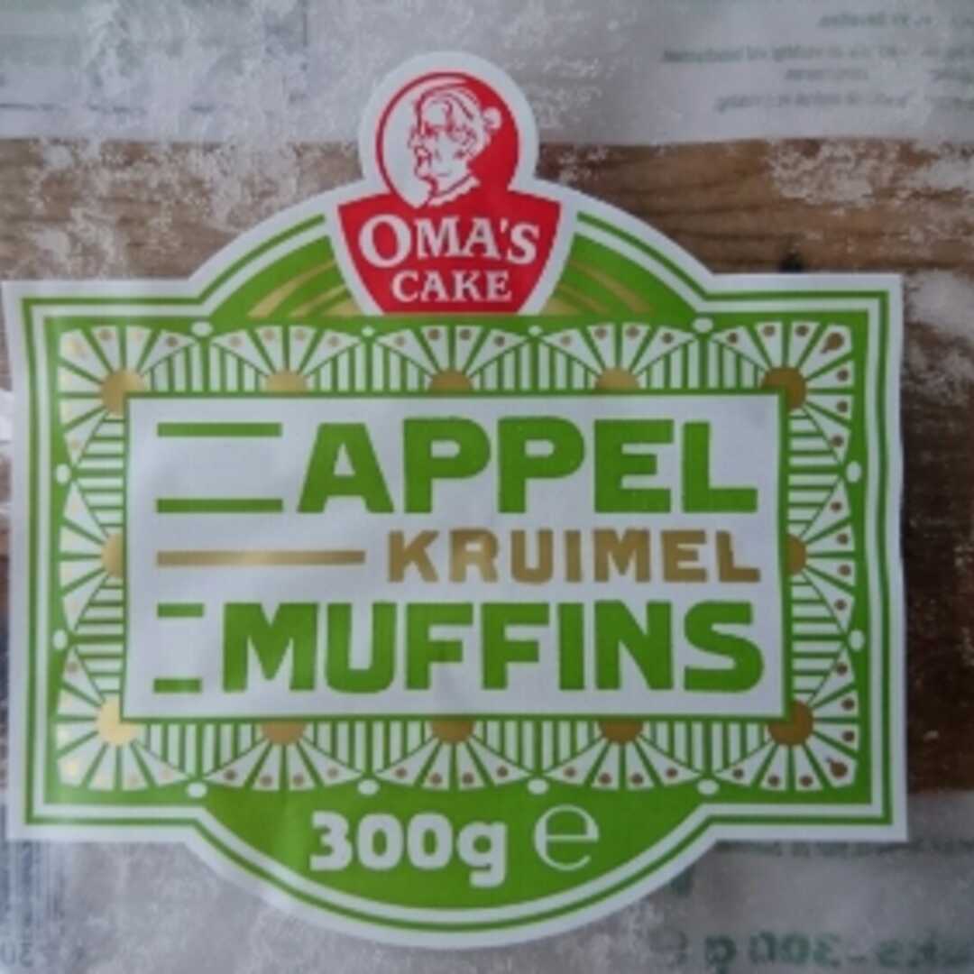Oma's Cake Appel Kruimel Muffins