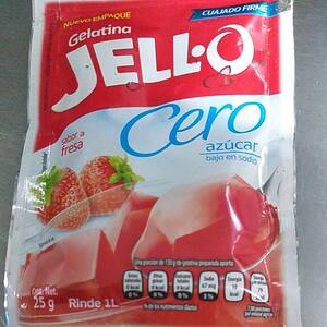 Jell-O Gelatina Cero Azúcar