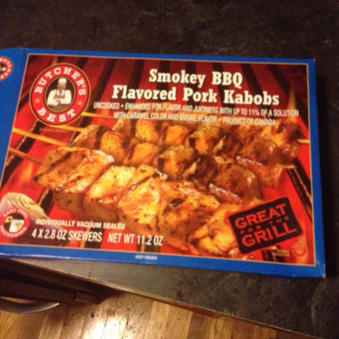 Butcher's Best Smokey BBQ Flavored Pork Kabobs