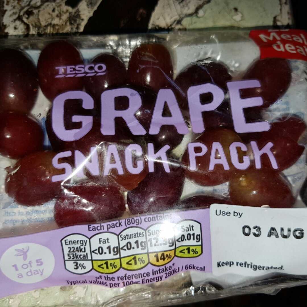 Tesco Grape Snack Pack