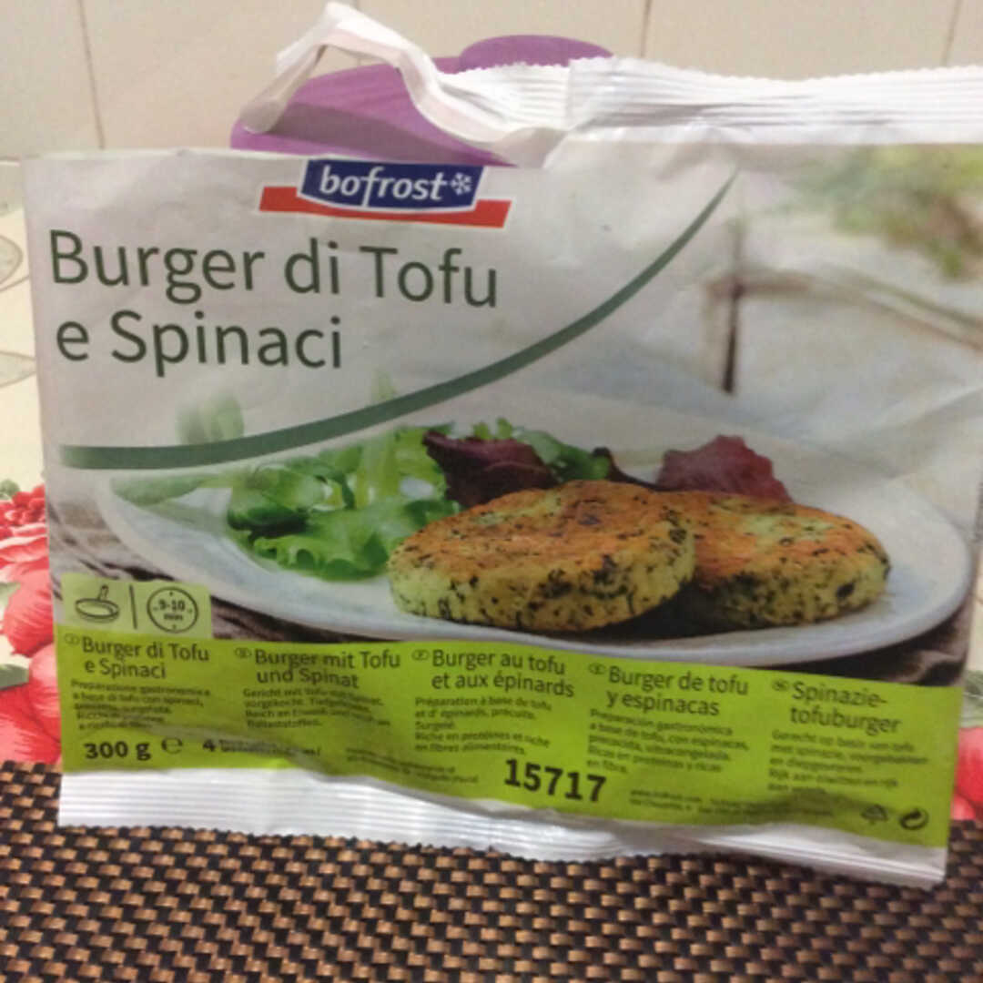 Bofrost Burger di Tofu e Spinaci