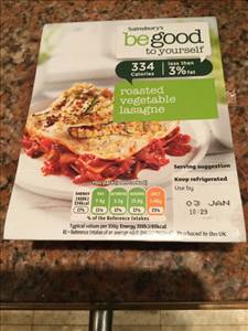 Sainsbury's Be Good to Yourself Vegetable Lasagne