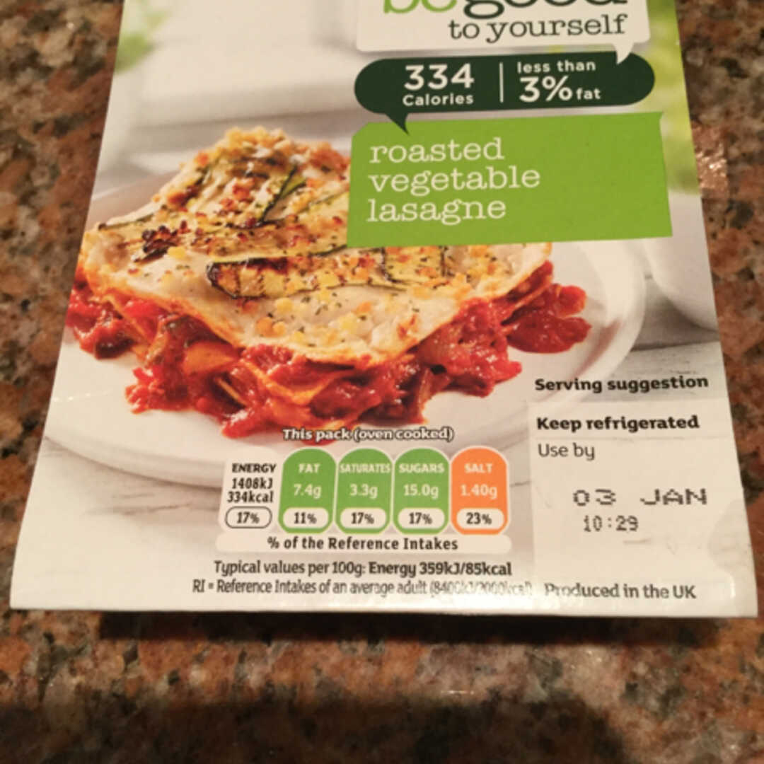 Sainsbury's Be Good to Yourself Vegetable Lasagne