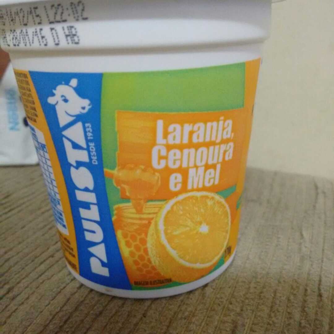 Paulista Iogurte com Suco de Laranja, Cenoura e Mel