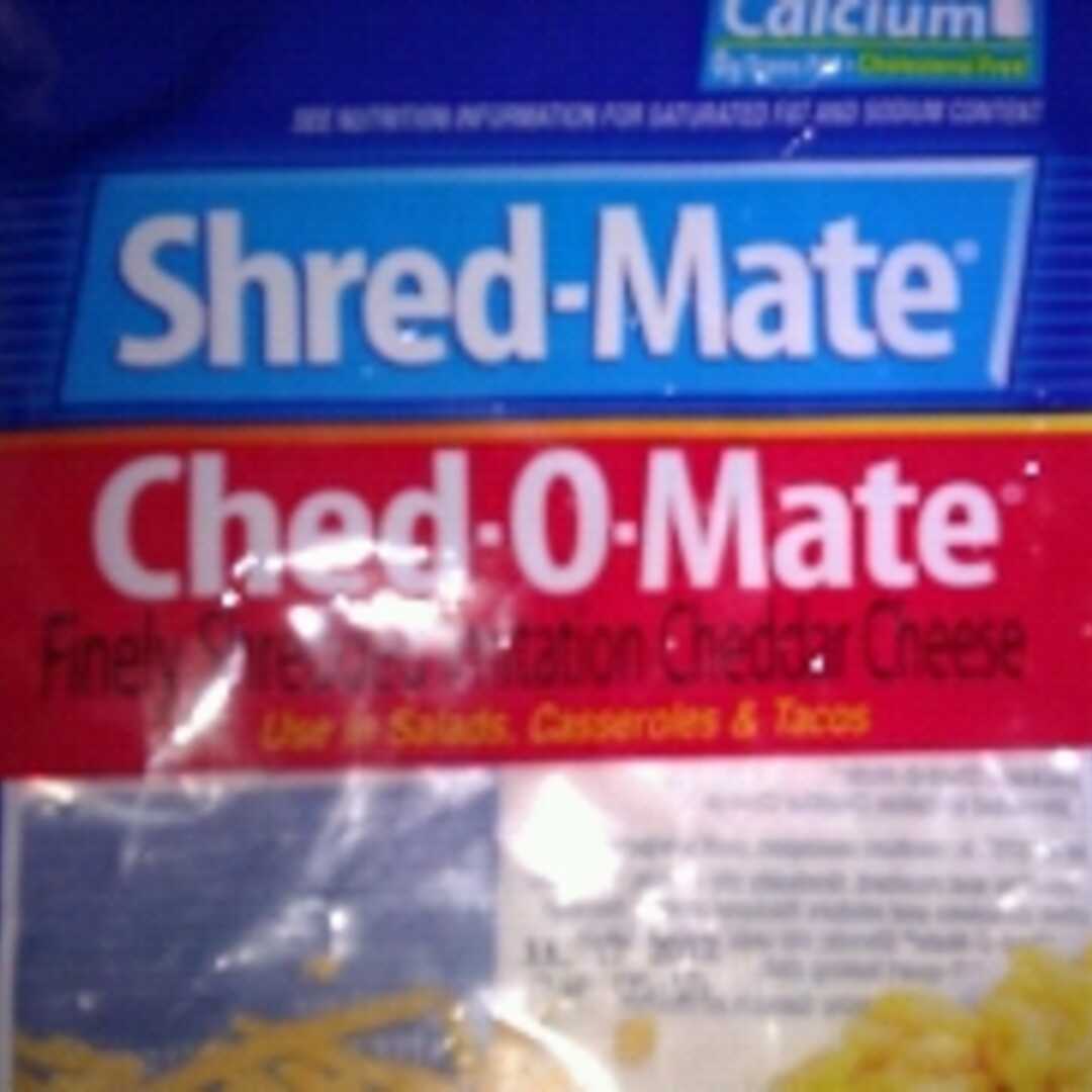 Shred-Mate Ched-O-Mate Finely Shredded Imitation Cheddar Cheese