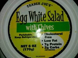 Trader Joe's Egg White Salad with Chives