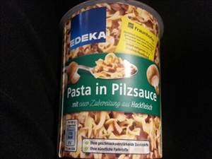 Edeka Pasta in Pilzsauce