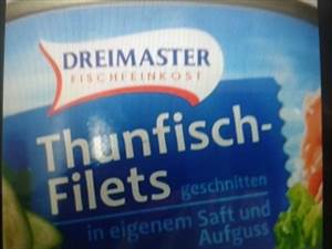 Dreimaster  Thunfischfilets in Eigenem Saft & Aufguss