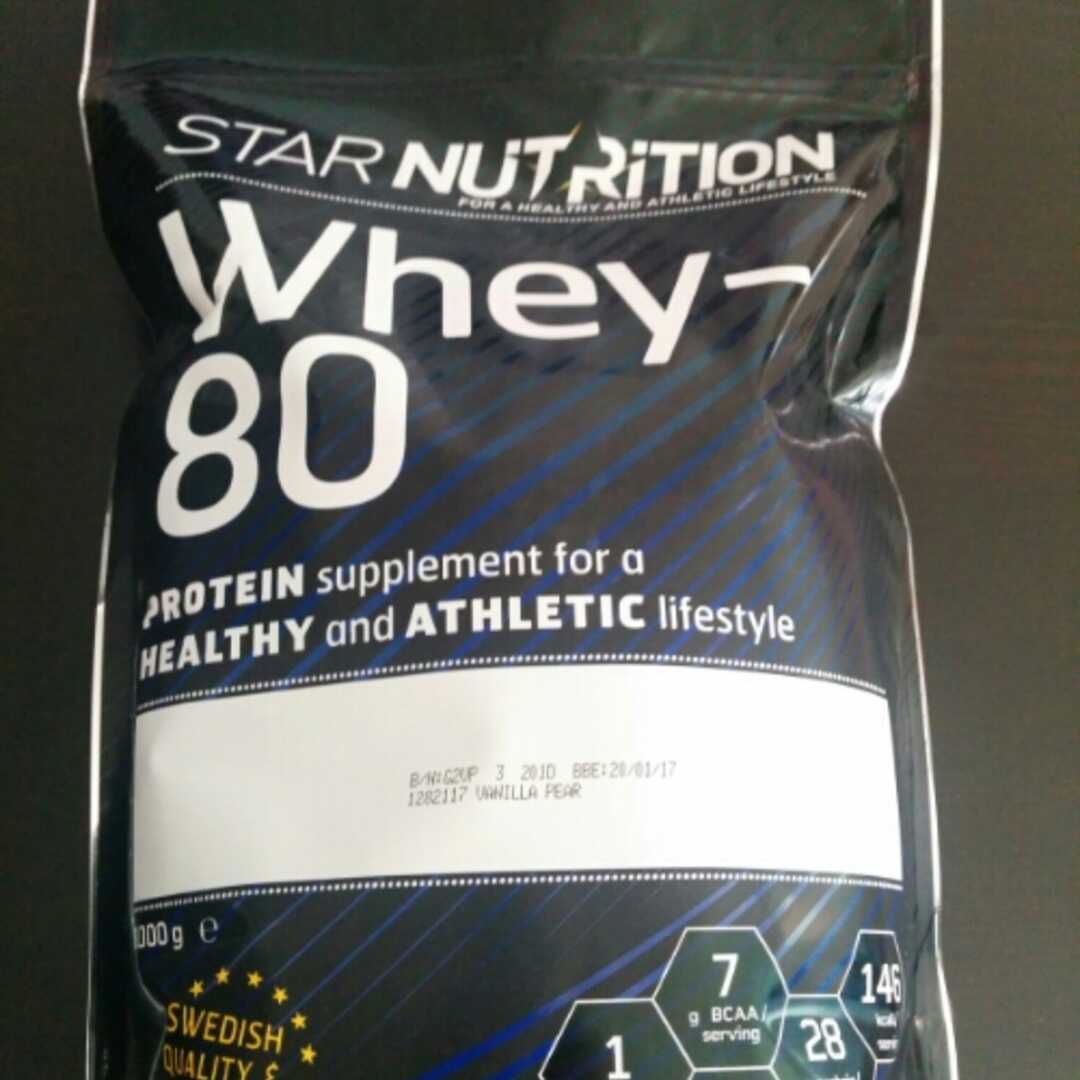 Star Nutrition Whey-80 Vanilla-Pear