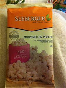 Seeberger Mikrowellen Popcorn Süß
