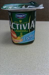 Dannon Activia Light Fat Free Peach Yogurt