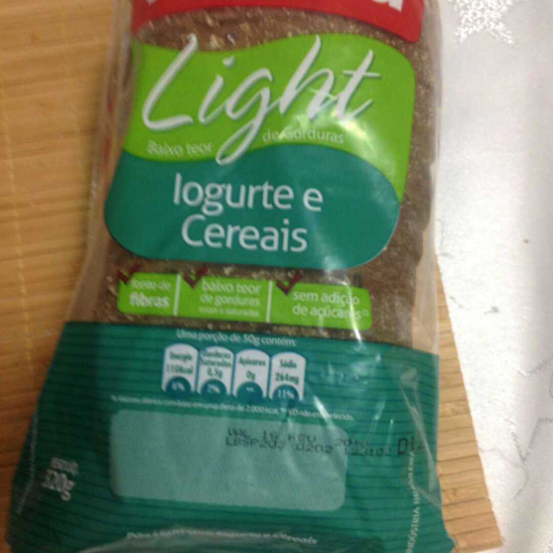 Nutrella Pão Light com Iogurte e Cereais