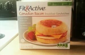 Fit & Active Canadian Bacon Breakfast Sandwich