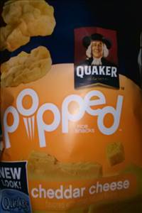 Quaker Popped Rice Crisps - Cheddar Cheese (Bag)