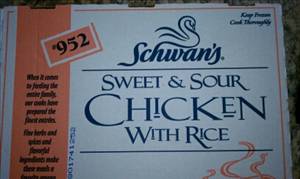 Schwan's Sweet & Sour Chicken Dinner