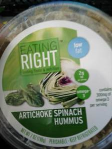 Eating Right Artichoke Spinach Hummus